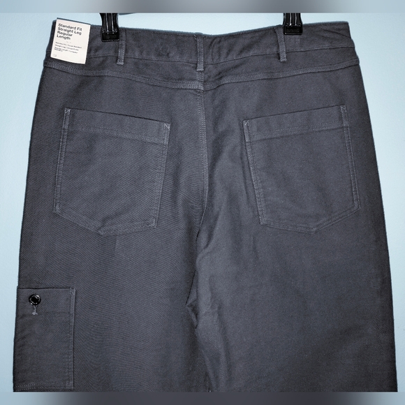 Nike Life Mens Chamois Double Knee Work Pants Black Size 34 New NWT $155 - Picture 5 of 16